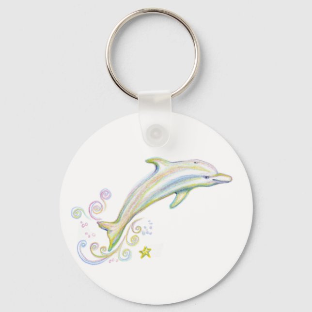 Dearest Dolphin Key Ring (Front)