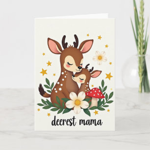 Dearest Mama Woodland Love Card