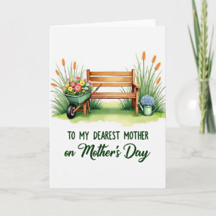 Dearest Mother Floral Garden Card