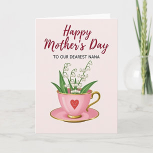 Dearest Nana Mothers Day Card