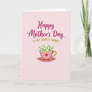 Dearest Nanny Blossom Card