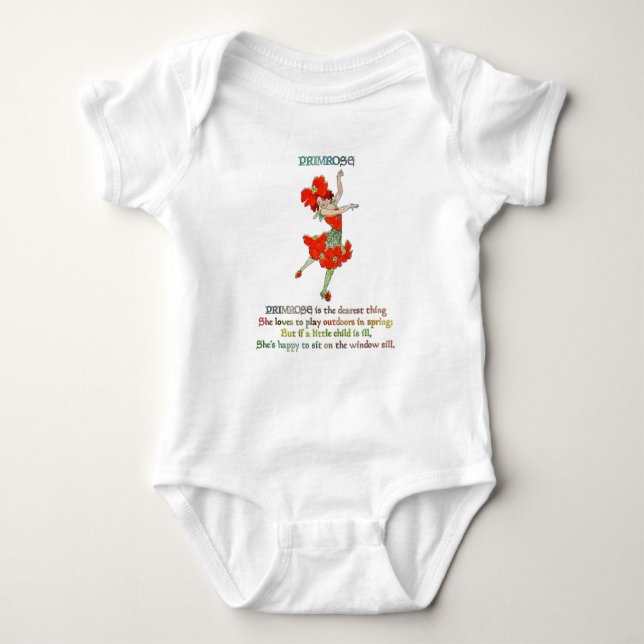 DEAREST PRIMROSE BABY BODYSUIT (Front)