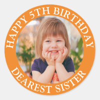 Dearest Sister Happy Birthday Photo age