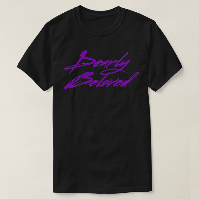 Dearly Beloved  80s Retro Concert  T-Shirt (Design Front)