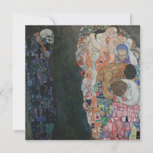 Death and Life by Gustav Klimt Vintage Art Nouveau