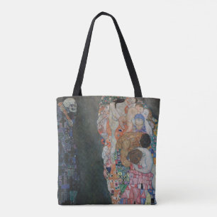 Death and Life by Gustav Klimt Vintage Art Nouveau Tote Bag