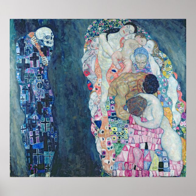 Death and Life, c.1911 (oil on canvas) Poster (Front)