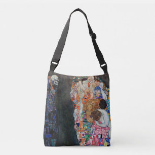 Death and Life Gustav Klimt Crossbody Bag