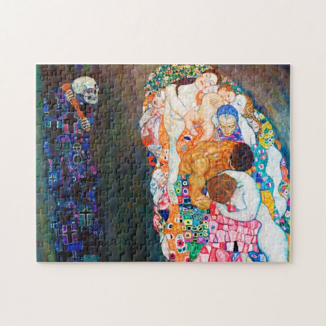 Death and Life, Gustav Klimt Jigsaw Puzzle (Horizontal)