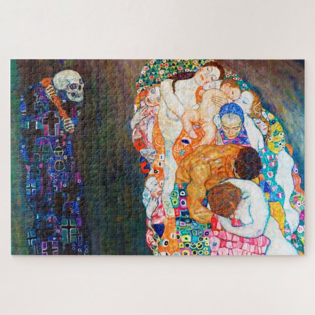 Death and Life, Gustav Klimt Jigsaw Puzzle (Horizontal)