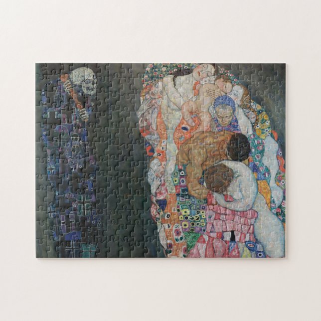 Death and Life Gustav Klimt Jigsaw Puzzle (Horizontal)