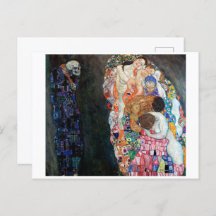 Death and Life   Gustav Klimt   Postcard