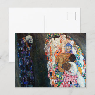 Death and Life | Gustav Klimt | Postcard