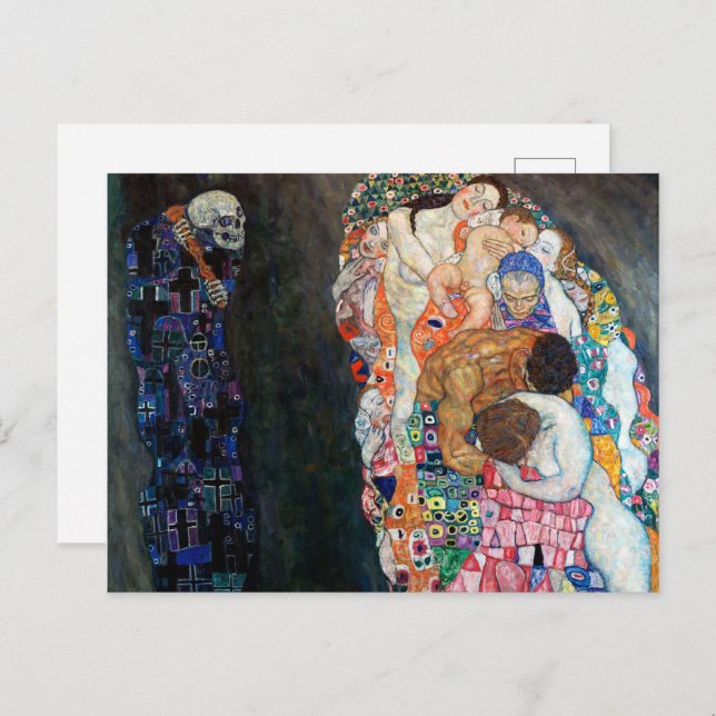 Death and Life | Gustav Klimt | Postcard (Front/Back)