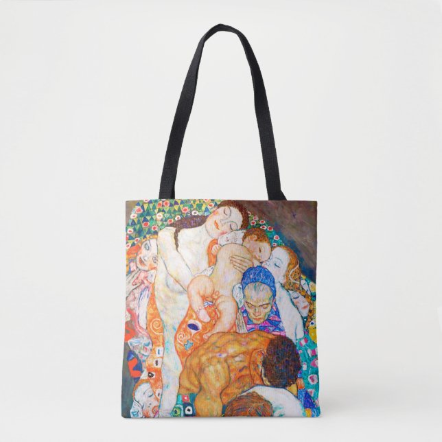 Death and Life, Gustav Klimt Tote Bag (Front)