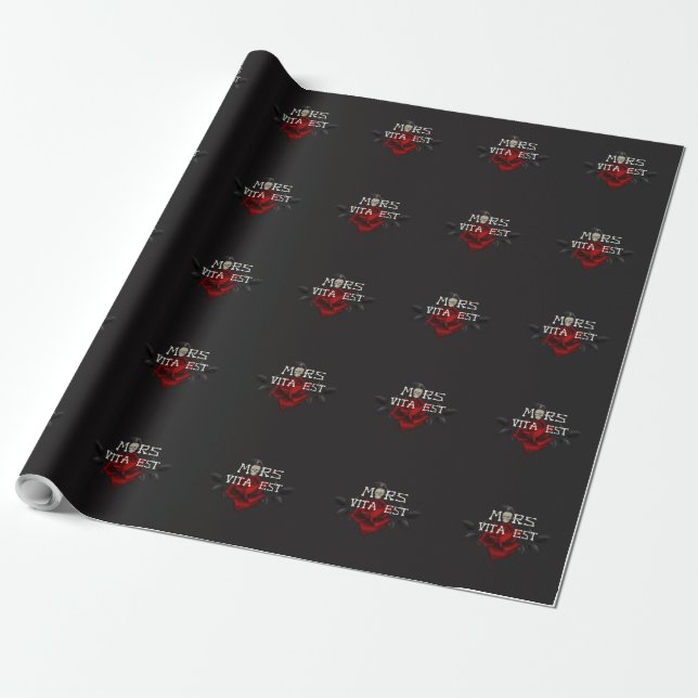 Death and Life Wrapping Paper (Unrolled)