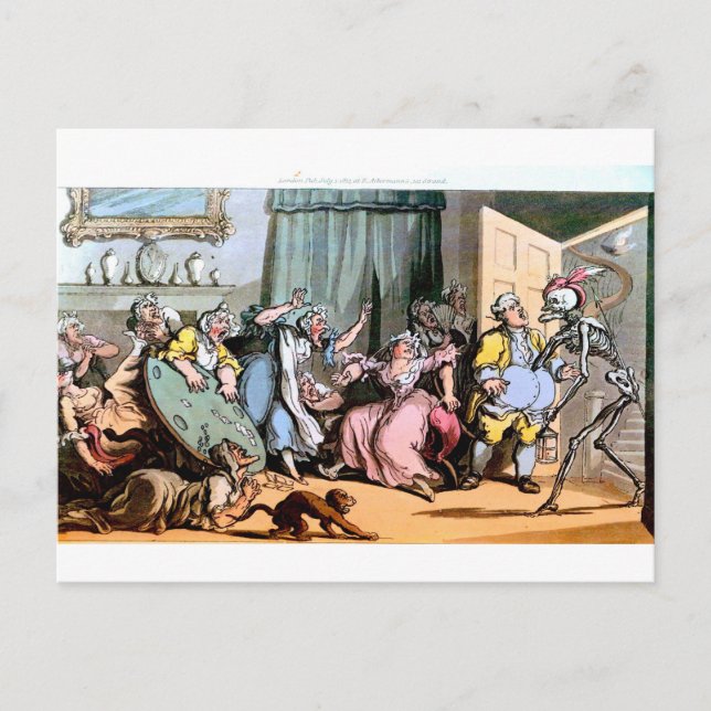 Death and the Old Maids postcard (Front)