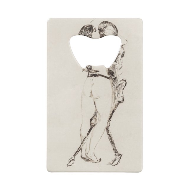 Death and the Woman (1894) by Edvard Munch (Back)