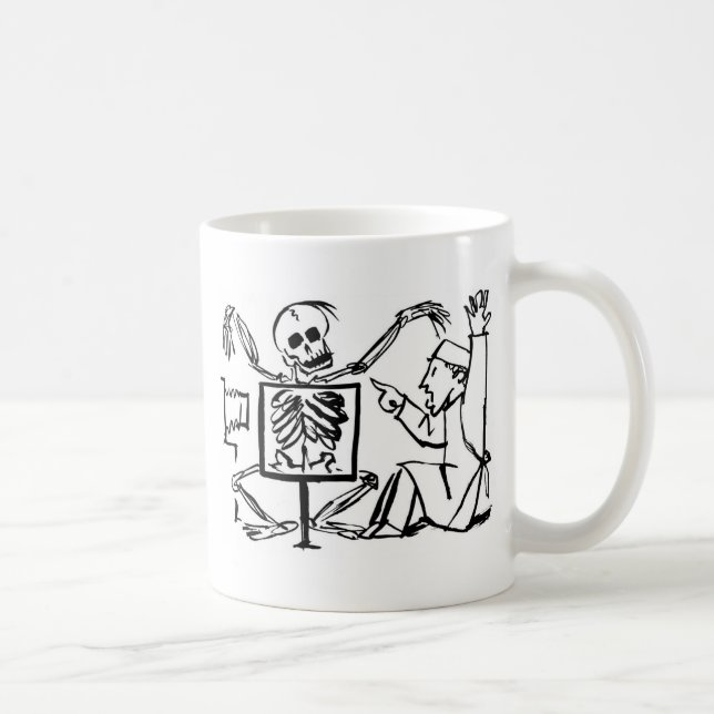 Death and the X-ray Doctor circa 1951 Coffee Mug (Right)