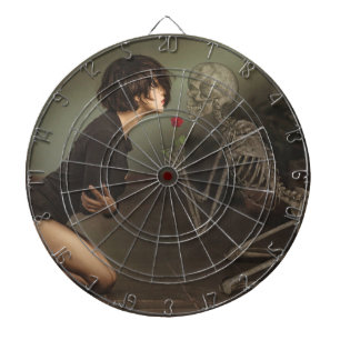 Death and the Young Woman Dartboard