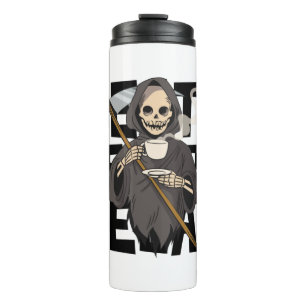 Death Before Decaf Thermal Tumbler