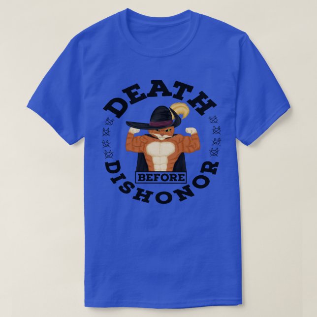 Death Before Dishonour dark fonts T-Shirt (Design Front)