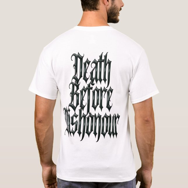 Death Before Dishonour T-Shirt (Back)