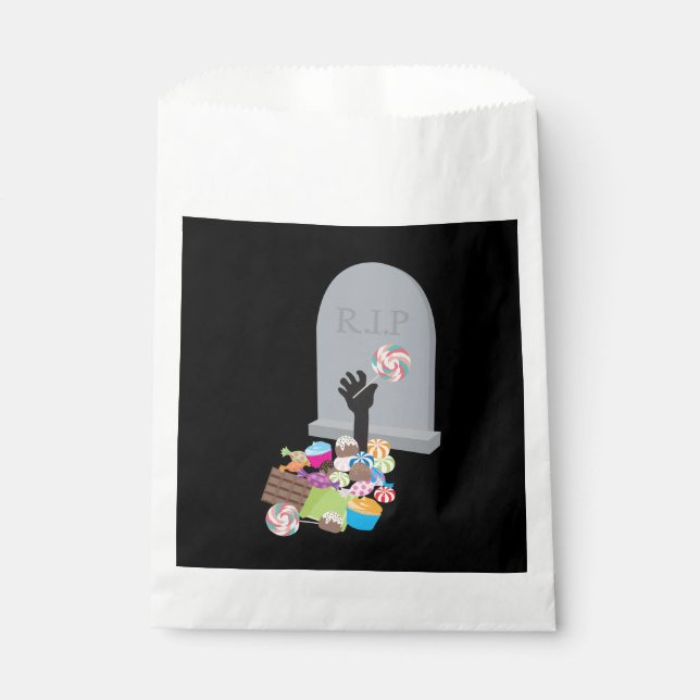 Death by Candy Halloween Design Favour Bag (Front)