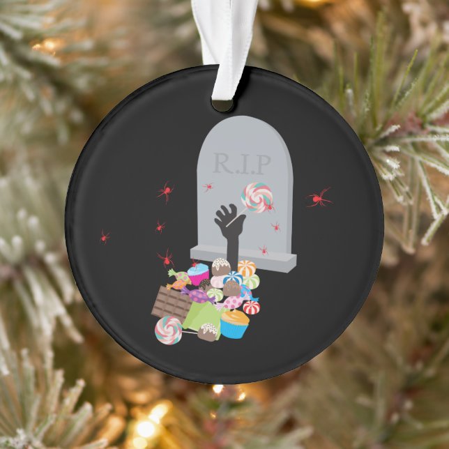 Death by Candy Halloween Ornament (Tree)