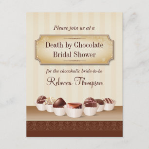 Death by Chocolate Bridal Shower Invitation