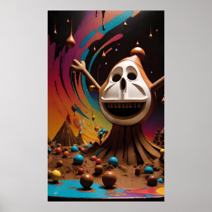 Death by Chocolate - Ken Gauge Surreal Art Poster