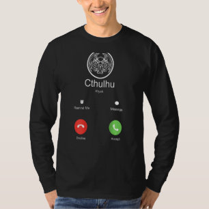 Death Call Of Cthulhu Monster Mythos Goth Cthulhu T-Shirt