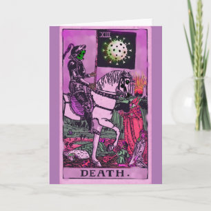 Death Card BLANK Coronavirus Art Tarot Card