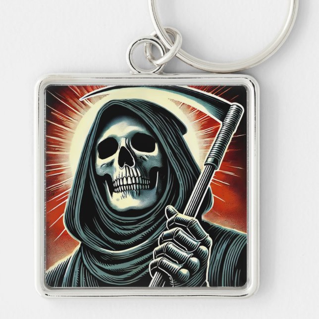death character illustration key ring (Front)