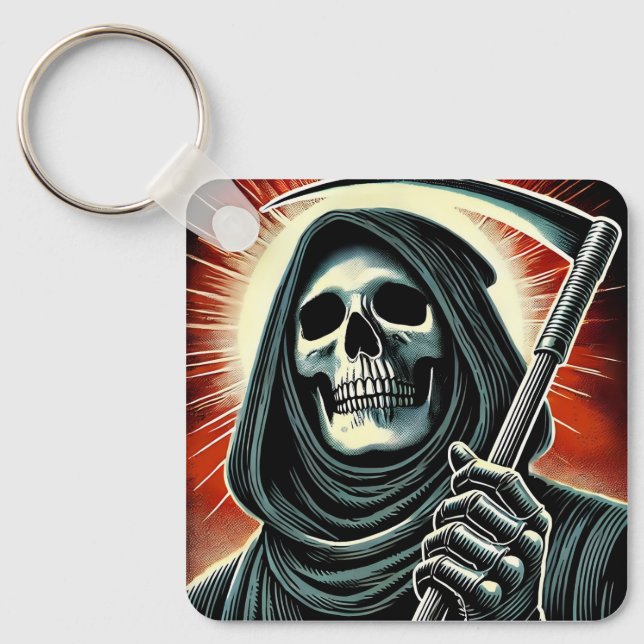 death character illustration key ring (Front)