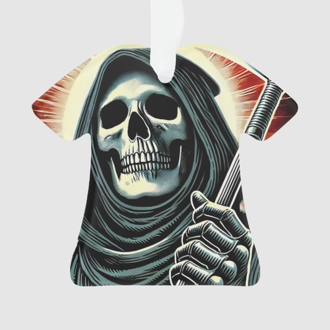 death character illustration ornament (Front)