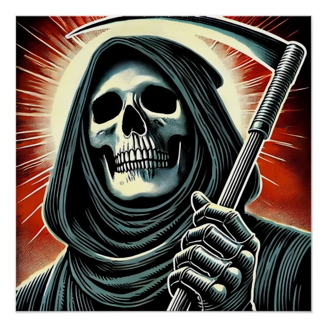 death character illustration poster (Front)