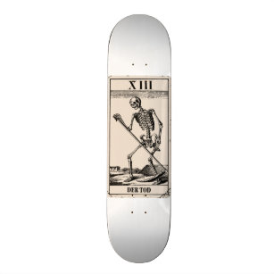 Death / Death Tarot Card Skateboard