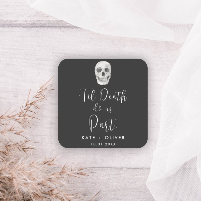 Death Do Us Part  Square Sticker (Creator Uploaded)