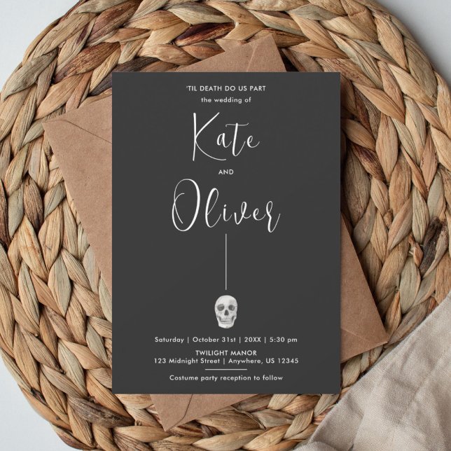 Death Do Us Part Wedding Invitation  (Creator Uploaded)