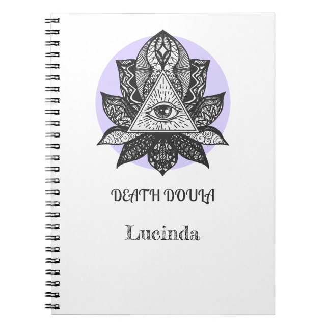 Death Doula Coffee Mug Notebook (Front)