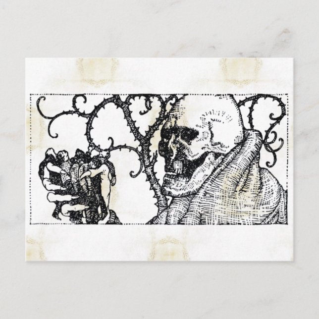 Death Eating Postcard (Front)