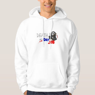 Death Finds a Day Job Original Cartoon Hoodie
