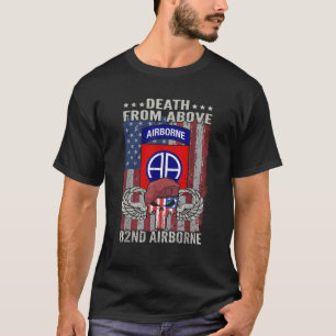 Death From Above USA 82nd Airborne Division Vetera T-Shirt