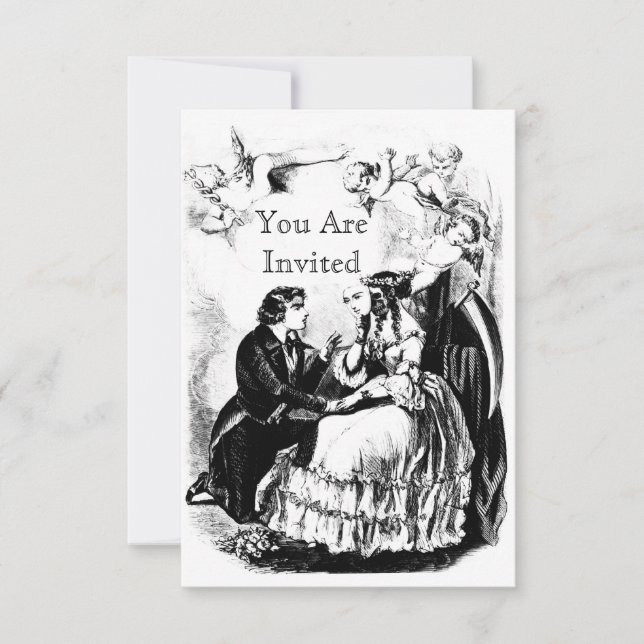 Death Hath Its Charms invitation (Front)