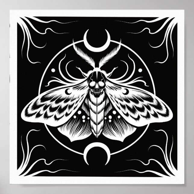Death Head Moth Poster (Front)