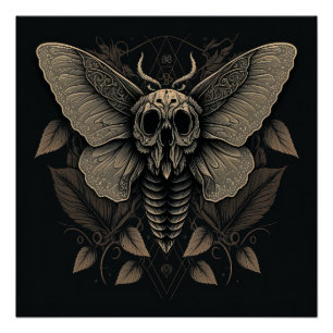 Death Head Moth Poster (Gloss)
