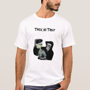 Death Hourglass Reaper Trick or Treat Halloween T-Shirt