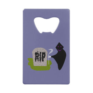 Death in the Cemetery Halloween Bottle Opener