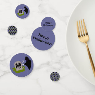 Death in the Cemetery Halloween Custom Confetti